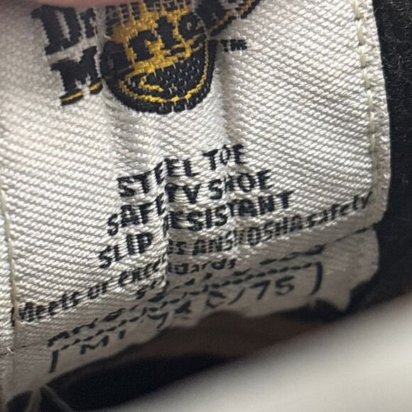 Dr. Doc Martens Industrial Steel Toe Safety Shoes 9 Low Top - See all photos - Picture 12 of 13